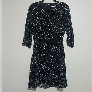 LAUREN CONRAD Chiffon Peter Pan Collar Dress
